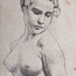 nudo di donna 1928 (matita su carta 9X5,4)