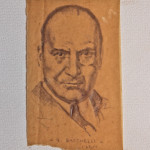 ritratto di uomo 1915-25 (matita su carta 8,5X5)