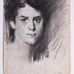 volto di donna 1915-25 (matita su carta 13X9)